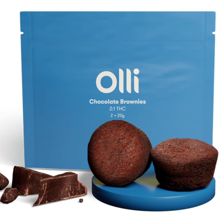 Olli Chocolate Brownie 2-1 THC-CBD Edible Morden Vape SuperStore & Cannabis