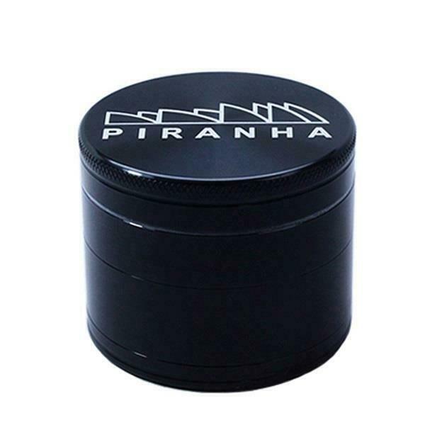 Piranha 420 Accessories Black Piranha 2.5" 4-Piece Grinder Piranha 2.5" 4-Piece Grinder - Morden Vape SuperStore & Cannabis Dispensary, Manitoba, Canada