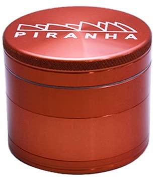 Piranha 420 Accessories Orange Piranha 2.5" 4-Piece Grinder Piranha 2.5" 4-Piece Grinder - Morden Vape SuperStore & Cannabis Dispensary, Manitoba, Canada