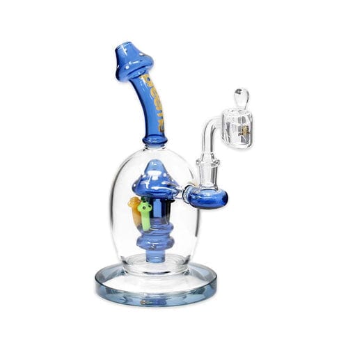 Preemo Glass 420 Hardware 9" / Blue Preemo Glass Mushroom Oil Rig-Morden Vape SuperStore & Cannabis DispensaryManitoba Bongs