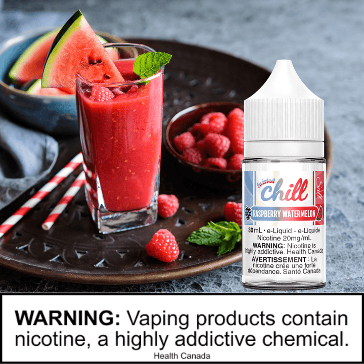 Raspberry Watermelon Salt by Chill E-Liquid Morden Vape SuperStore and Cannabis Manitoba Canada