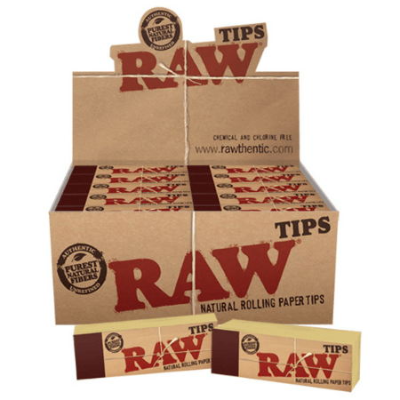 Raw 420 Accessories 50/pk RAW Organic Filter Tips- Morden Vape SuperStore and Cannabis