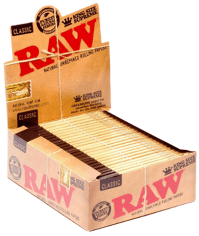 Raw 420 Accessories Raw Classic King Size Supreme Rolling Papers-Morden Vape superStore