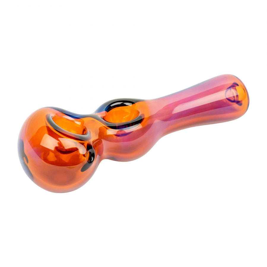 Red Eye Glass 420 Hardware 4.5" / Amber Red Eye Glass Twice Baked 4.5" Hand Pipe Red Eye Glass Twice Baked 4.5" Hand Pipe-Morden Vape SuperStore & Cannabis Dispensary in Manitoba, Canada