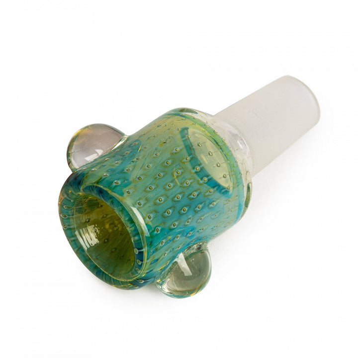 Red Eye Glass Bubble Trap Barrel Pull-Out 14mm Teal Morden Vape SuperStore and Cannabis Manitoba Canada