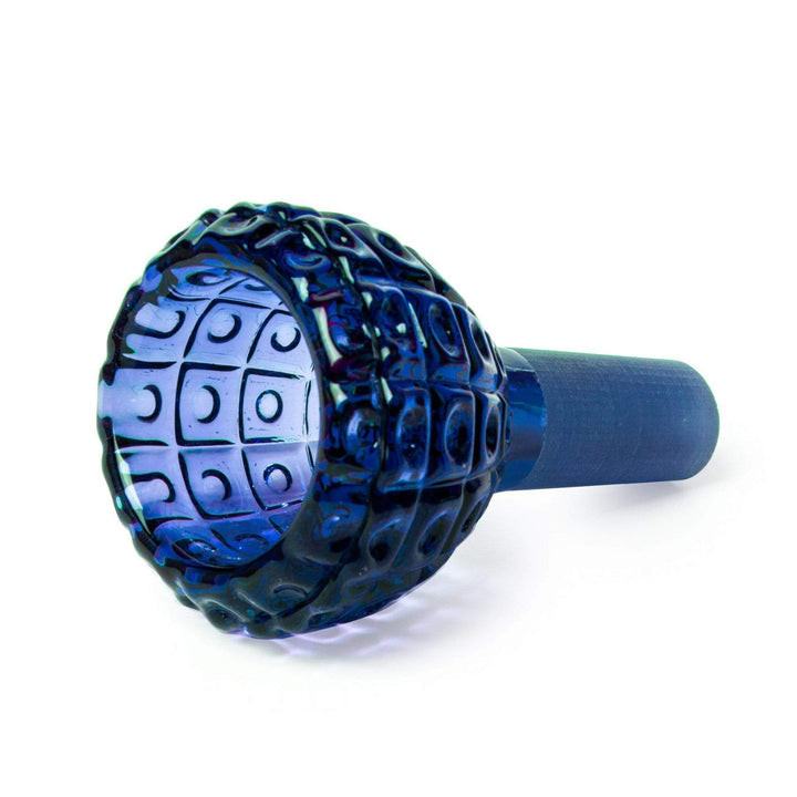 Red Eye Glass Dot Matrix Carved Bowl 14mm Pull-Out Morden Vape SuperStore and Cannabis Manitoba Canada