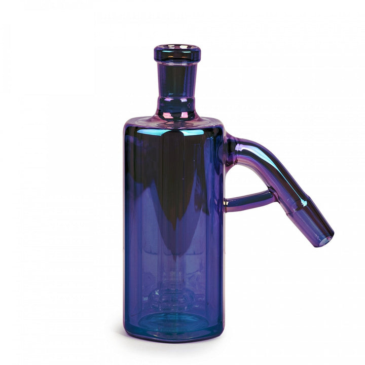 Red Eye Glass Metallic Terminator Hex Tube Ash Catcher 45°-14mm Blue / 45° / 14mm Morden Vape SuperStore and Cannabis Manitoba Canada