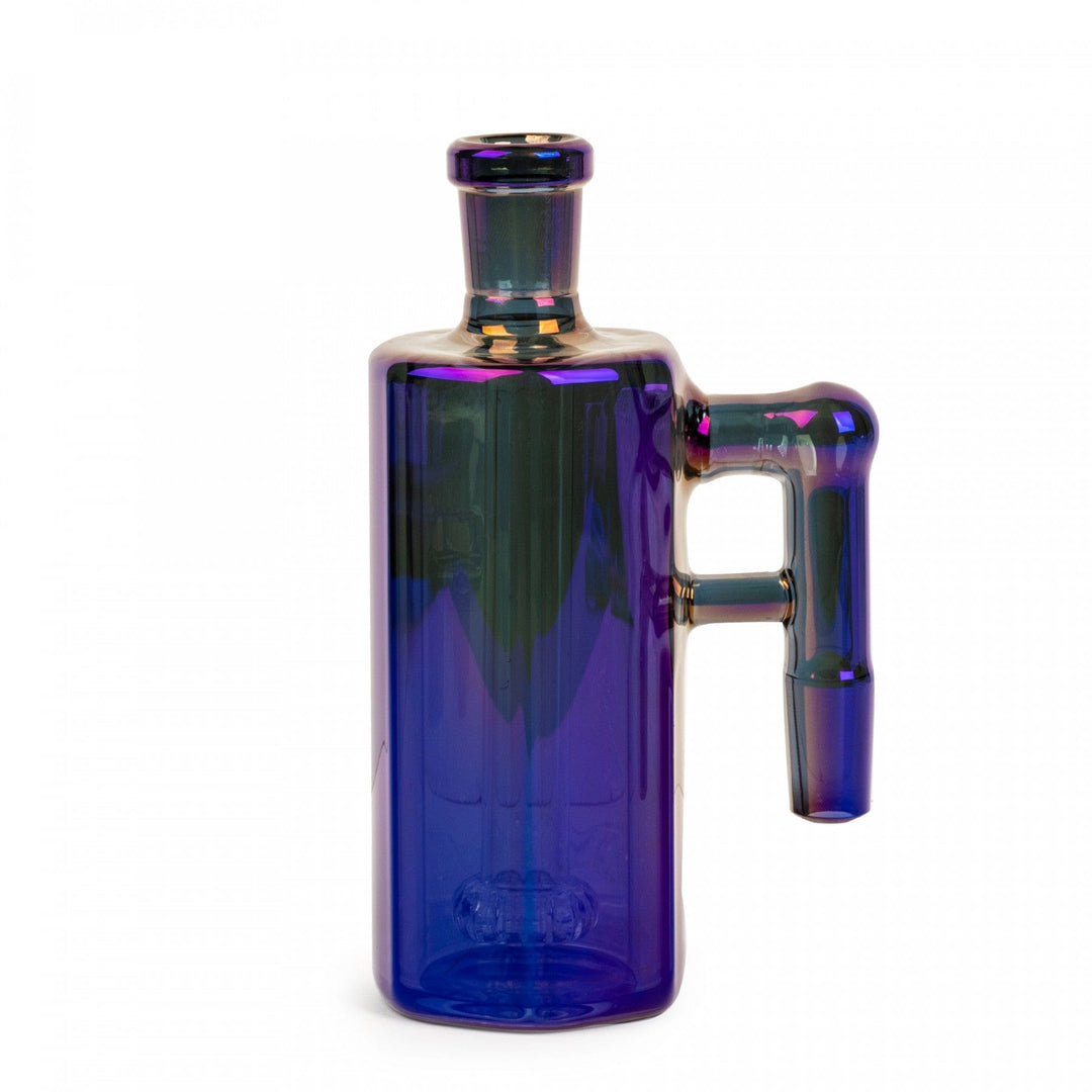 Red Eye Glass Metallic Terminator Hex Tube Ash Catcher 90°-14mm Blue / 90° / 14mm Morden Vape SuperStore and Cannabis Manitoba Canada