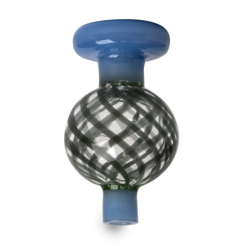 Red Eye Glass Two Tone Retichello Bubble Carb Cap Blue & Black Morden Vape SuperStore and Cannabis Manitoba Canada