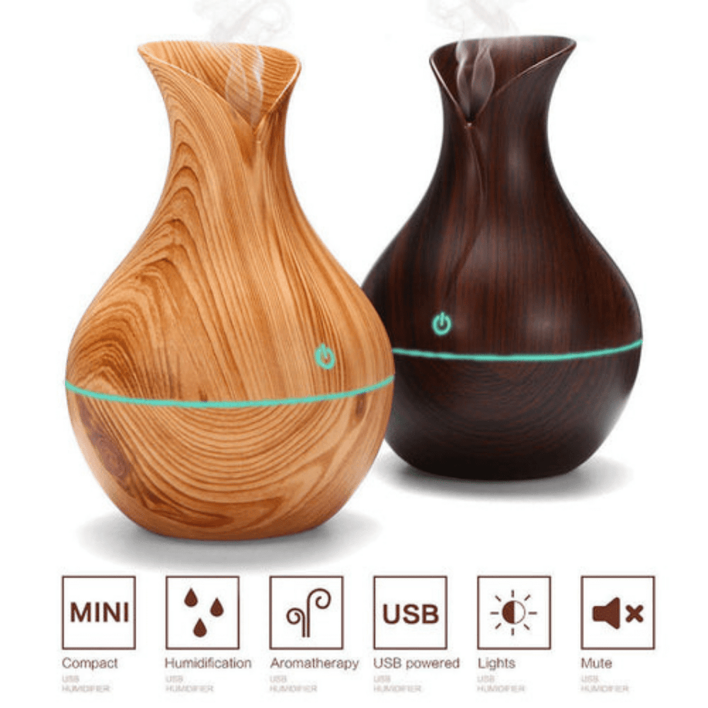 Retro Lifestyle Accessories Ultrasonic Aroma Diffuser Humidifier Large-Steinbach Vape SuperStore
