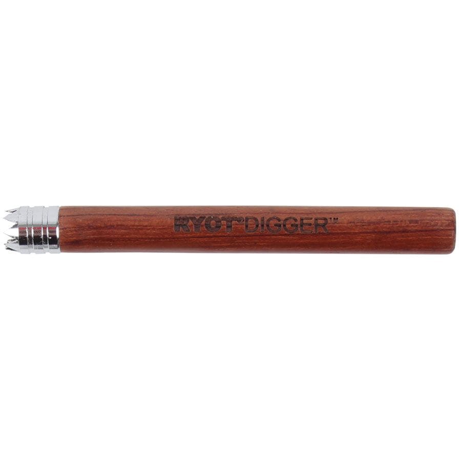 RYOT 420 Accessories Rosewood RYOT Wooden One Hitter w/ Digger Tip RYOT Wooden One Hitter w/ Digger Tip - Morden Vape & 420 SuperStore, Manitoba, Canada