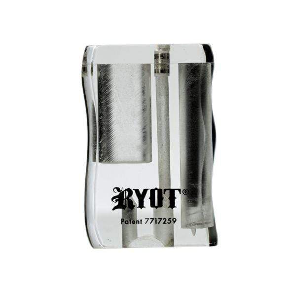 RYOT Acrylic Poker Dugout w/ Matching Bat-Shorties Clear Morden Vape SuperStore and Cannabis Manitoba Canada