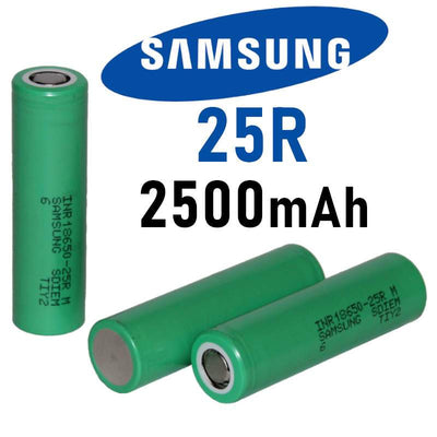 Samsung Accessories Samsung INR-18650-25R Authentic Battery Samsung INR-18650-25R Battery - Morden Vape SuperStore, Manitoba, Canada