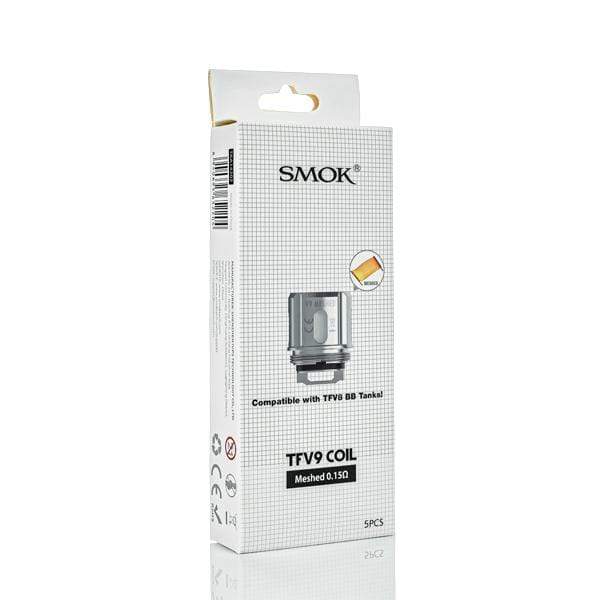 Smok Accessories 0.15ohm SMOK TFV9 Replacement Coils - 5pck SMOK TFV9 Replacement Coils-5pck-Morden Vape SuperStore and Bong Shop