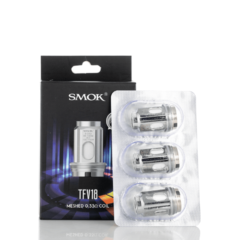 Smok Accessories 0.33ohm SMOK TFV18 Replacement Coils - 3pck SMOK TFV18 Replacement Coils-3pck-Morden Vape SuperStore and Bong Shop