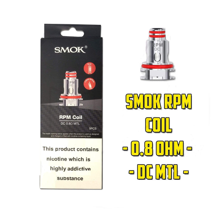 Smok Hardware & Kits Smok RPM Coils-5/pkg Smok RPM Coils-5/pkg - Morden Vape SuperStore, Manitoba, Canada