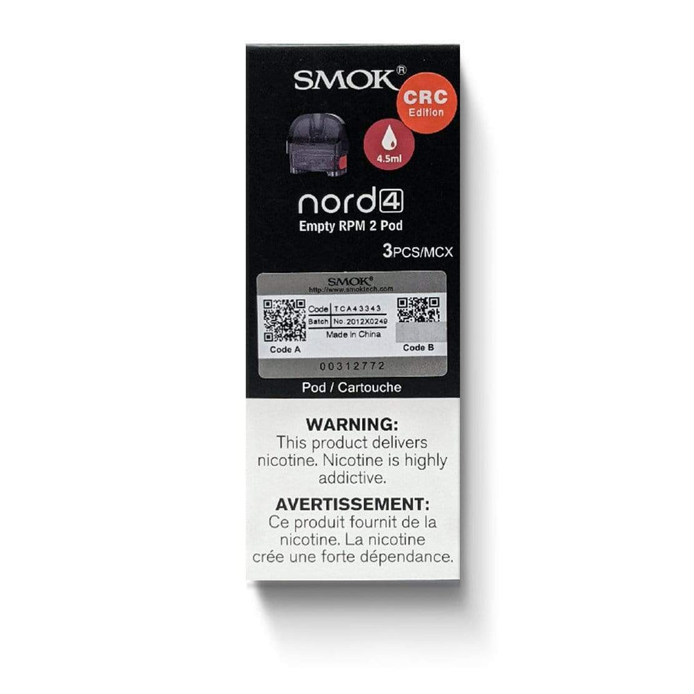 SMOK Nord 4 Replacement Pods - 3pck RPM2 Pod Morden Vape SuperStore and Cannabis Manitoba Canada