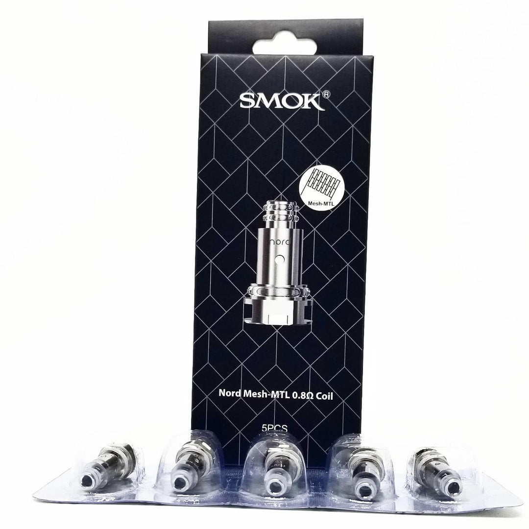 Smok Nord Replacement Coils Mesh 0.8 5/pkg Morden Vape SuperStore and Cannabis Manitoba Canada