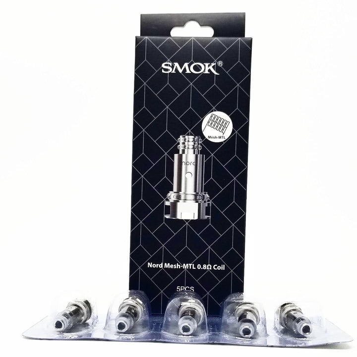 Smok Nord Replacement Coils Mesh 0.8 5/pkg Morden Vape SuperStore and Cannabis Manitoba Canada