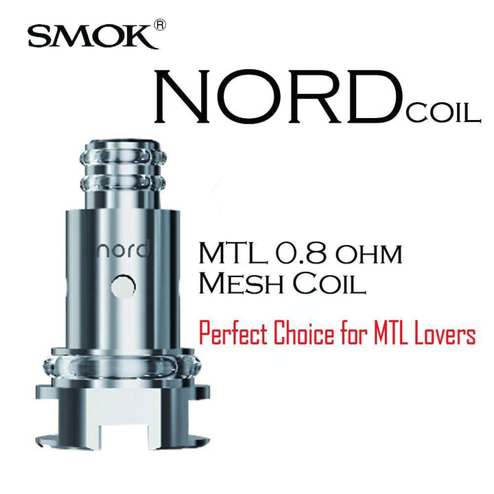 Smok Nord Replacement Coils Mesh 0.8 Individual Morden Vape SuperStore and Cannabis Manitoba Canada