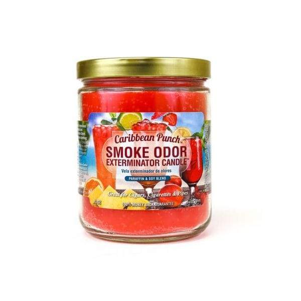 Smoke Odor Candles 420 Accessories Smoke Odor Exterminator Candle 13oz-Caribbean Punch Limited Edition Smoke Odor Candles Caribbean Punch Scent-Morden Vape SuperStore, Manitoba, Canada