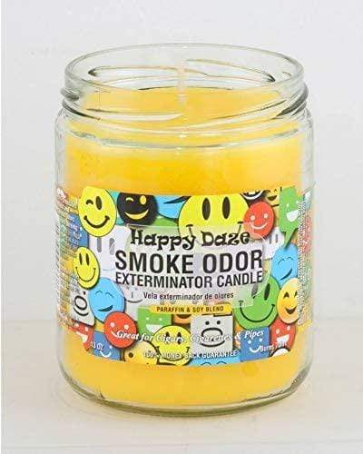Smoke Odor Candles 420 Accessories Smoke Odor Exterminator Candle 13oz-Happy Daze Smoke Odor Candles-Happy Daze Scent-Morden Vape SuperStore, Manitoba, Canada