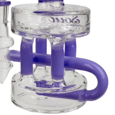 Soul Glass Double Decker recycler 2-1 deck view-Airdrie Vape SuperStore & Bong Shop in Alberta