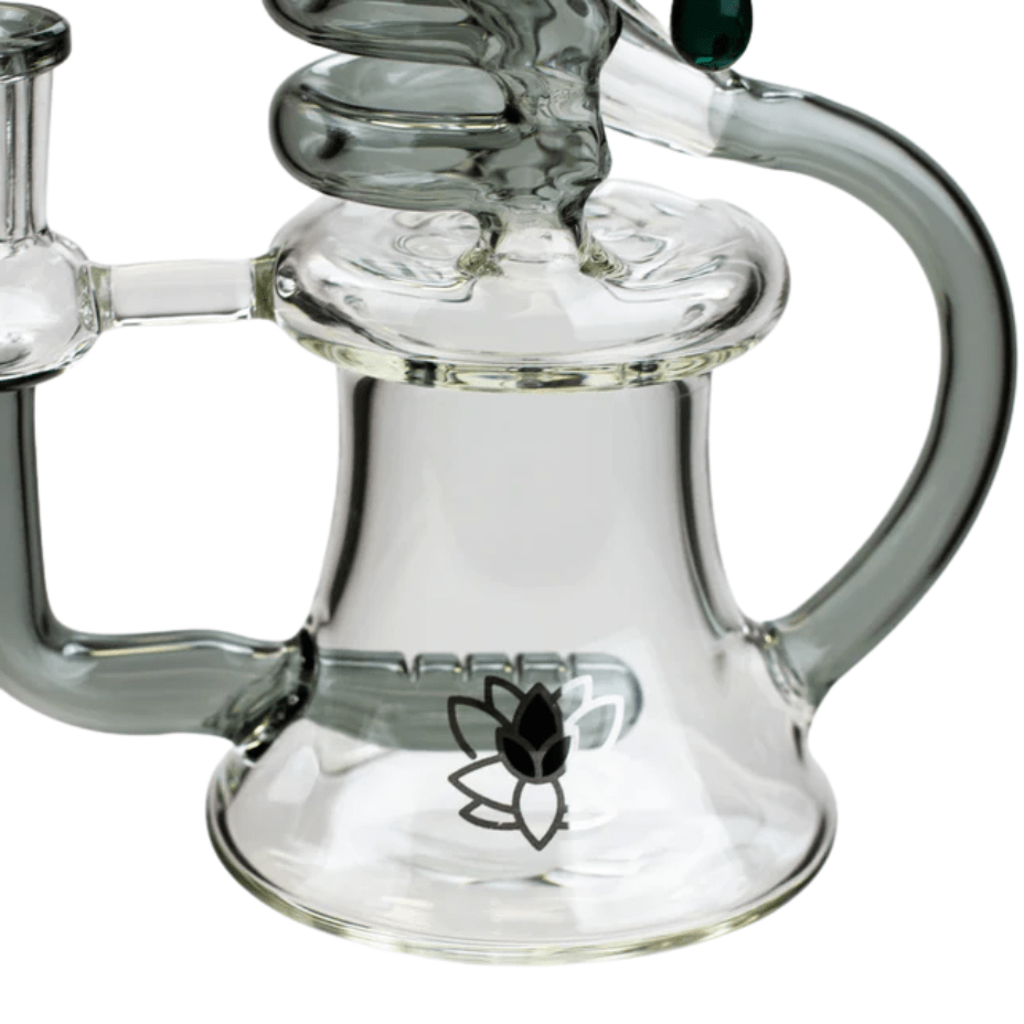 Soul Glass Recyclers Amber Soul Glass 2-in-1 Inline Recycler 9.5"-Morden Vape SuperStore & Cannabis MB, Canada