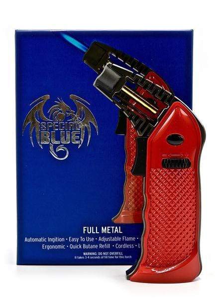 Special Blue 420 Accessories red Special Blue Full Metal Torch Special Blue Full Metal Torch Lighter - Morden Vape & 420 SuperStore, Manitoba, Canada