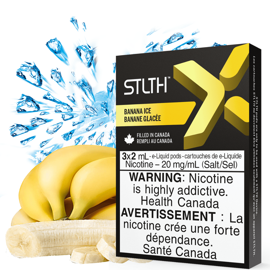 STLTH X Pods STLTH pods STLTH X Pods-Banana Ice-Morden Vape SuperStore Manitoba, Canada