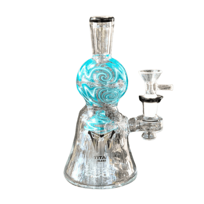 Titan Glass Dab Rigs Titan Glass Nebula Percolator Dab Rig 7"-Morden Vape SuperStore & Cannabis Manitoba