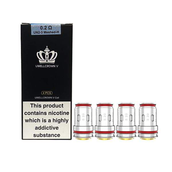 UWELL Accessories 0.2ohm Single Uwell Crown V Replacement Coils - 4pck Uwell Crown V Coils-4pck-Morden Vape SuperStore and Bong Shop