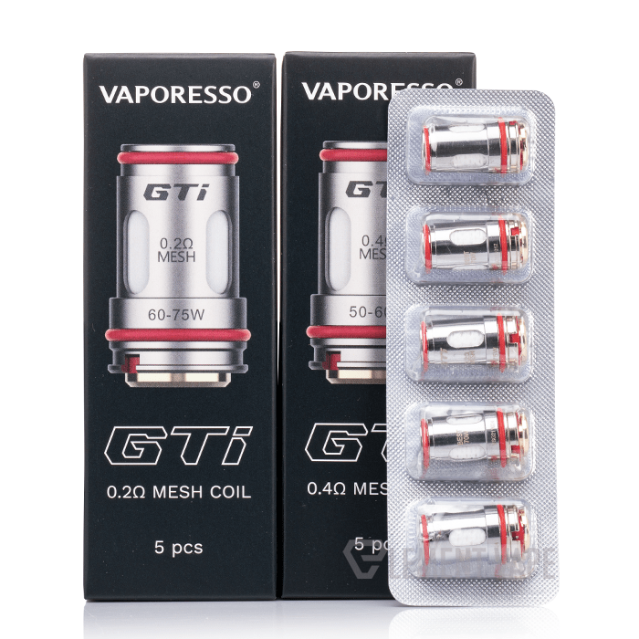 Vaporesso GTi Coils for the iTank 5/pkg / 0.4 Mesh (50-60W) Morden Vape SuperStore and Cannabis Manitoba Canada