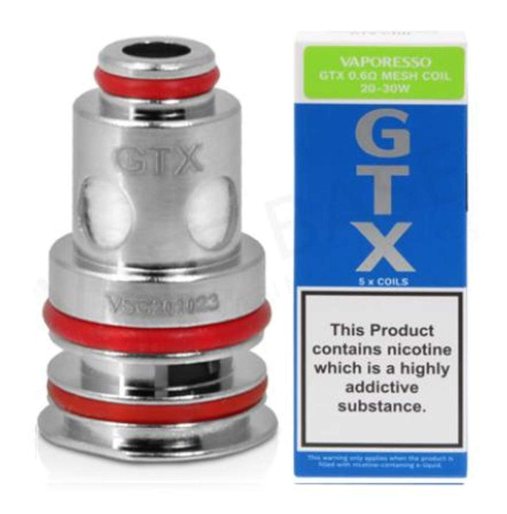 Vaporesso Replacement GTX Coils - 5pck 0.6ohm Morden Vape SuperStore and Cannabis Manitoba Canada