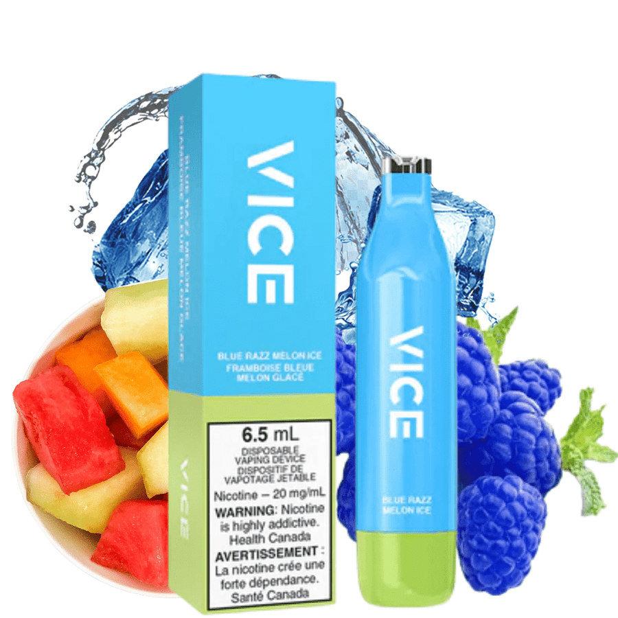 Vice Disposables Disposables 2500 Puffs / 20mg Vice2500 Disposable Vape- Blue Razz Melon Ice-Winkler Vape Superstore