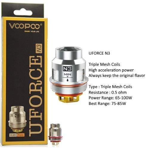 Voopoo Hardware & Kits Voopoo UForce Replacement Coils Voopoo UForce Replacement Coils - Morden Vape SuperStore, Manitoba, Canada