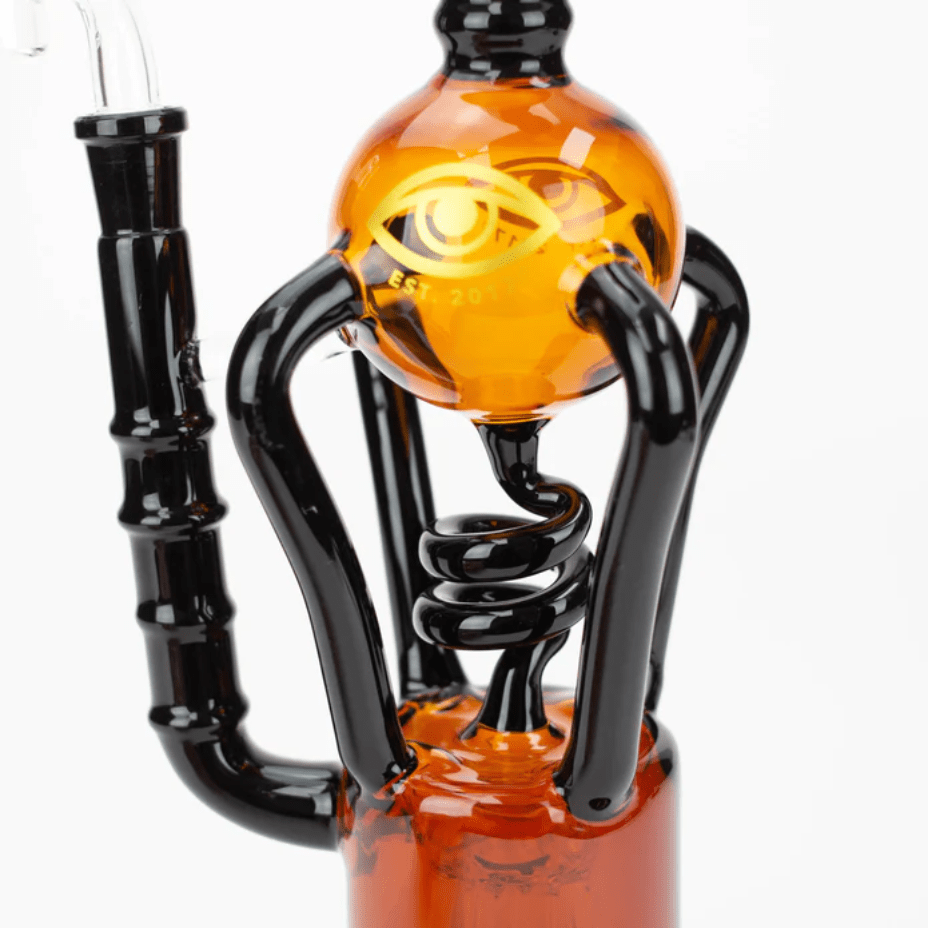 WENEED Dark Alchemy Recycler dab rig coil rigging view-Morden Vape SuperStore & Bong Shop in Manitoba