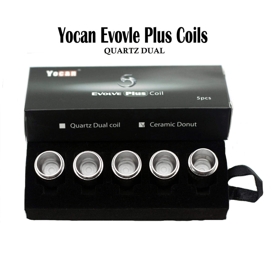 Yocan 420 Hardware Dual Quartz Yocan Evolve Plus Dual Quartz Coil Yocan Evolve Plus Dual Quartz Coil - Morden Vape SuperStore, Manitoba, Canada