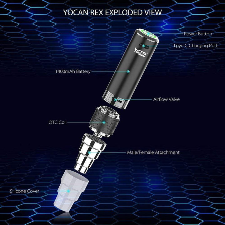 Yocan Rex Glass eNail Morden Vape SuperStore and Cannabis Manitoba Canada