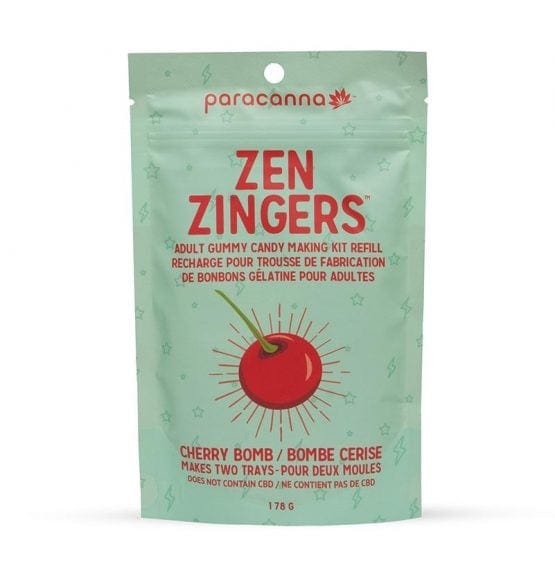 Zen Zingers 420 Accessories 178 g / Cherry Bomb Zen Zingers Gummy Refills-Morden Vape SuperStore & Bong Shop, Manitoba