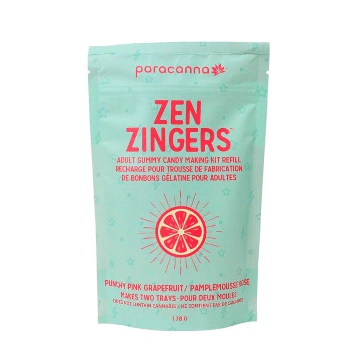 Zen Zingers 420 Accessories 178 g / Grapefruit Zen Zingers Gummy Refills-Morden Vape SuperStore & Bong Shop, Manitoba