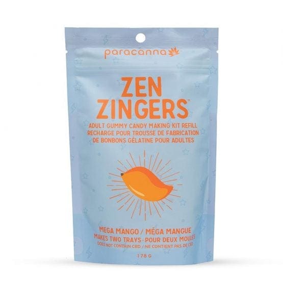 Zen Zingers 420 Accessories 178 g / Mega Mango Zen Zingers Gummy Refills-Morden Vape SuperStore & Bong Shop, Manitoba