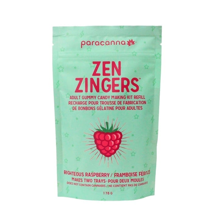 Zen Zingers 420 Accessories 178 g / Righteous Raspberry Zen Zingers Gummy Refills-Morden Vape SuperStore & Bong Shop, Manitoba